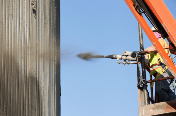 εκτοξευόμενο σκυρόδεμα - shotcrete